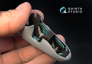 Quinta Studio QD72006 Mi-24V 3D-Printed &amp;amp; coloured Interior on decal paper (for Zvezda kit) 1/72 – immagine 5