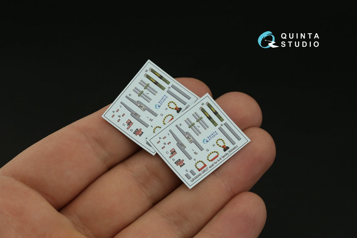 Quinta Studio QD48324 A-6E 3D-Printed coloured Interior on decal paper (Kinetic) 1/48 – zdjęcie 3