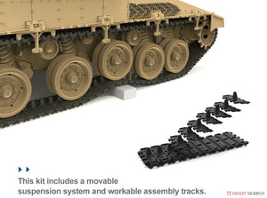 Meng Model TS-049 Israel Main Battle Tank Merkava Mk.4/4LIC w/Nochri-Kal Mine Roller System 1/35 – immagine 7