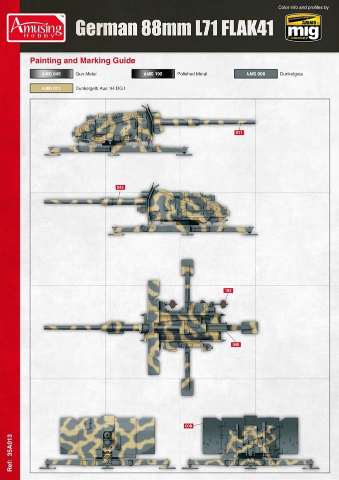 Amusing Hobby 35A024 8.8cm L/71 Flak41 (1/35) – image 3
