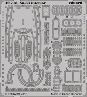 Eduard 49778 Su-33 interior KINETIC MODEL 1/48 – zdjęcie 2