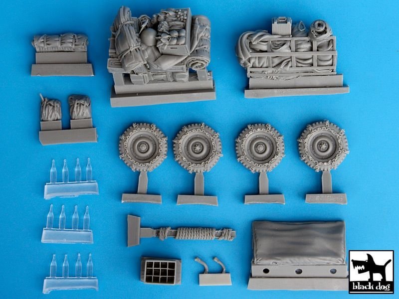 Black Dog T35044 US Jeep big accessories set 1/35 – zdjęcie 6