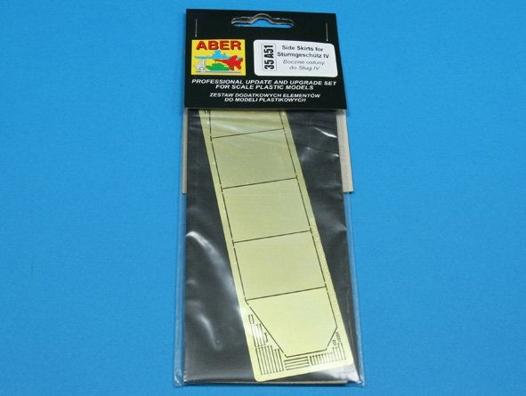 Aber 35A051 Osłony boczne do Sturmgeschutz IV 1/35 – Bild 3