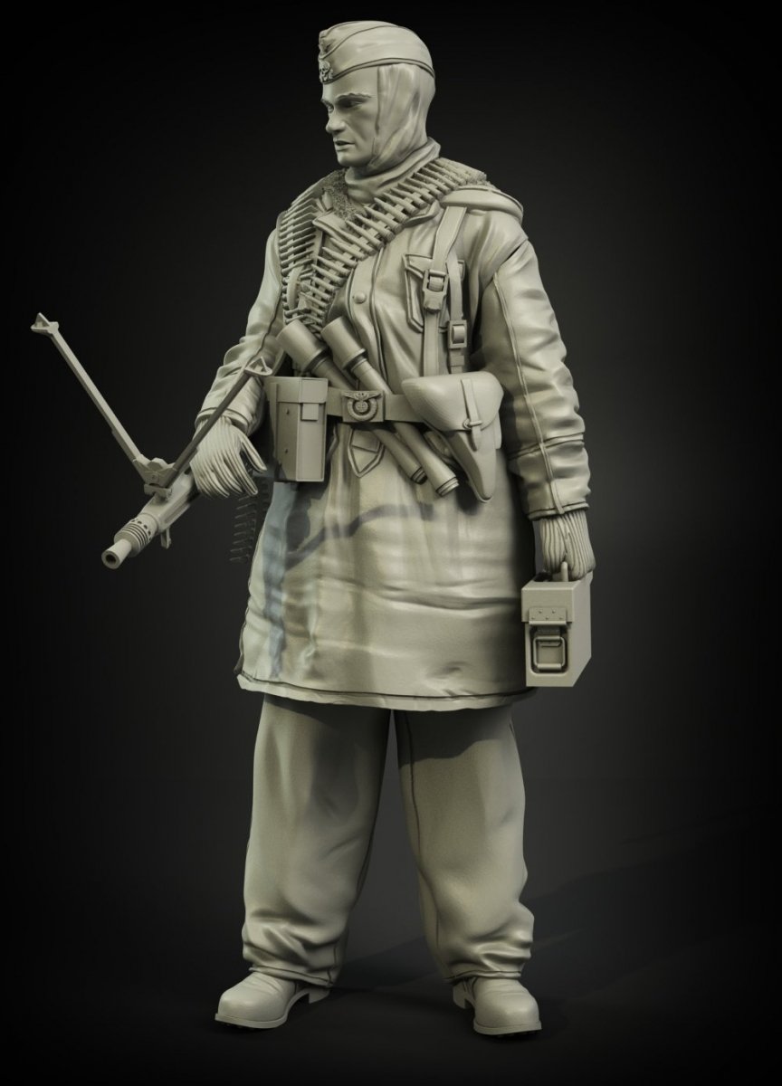 Panzer Art FI35-063 Waffen-SS Anorakanzug MG-42 tireur 1/35