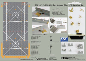 Pontos 35016F1 USS San Antonio Class LPD Detail Up Set 1/350 – zdjęcie 6