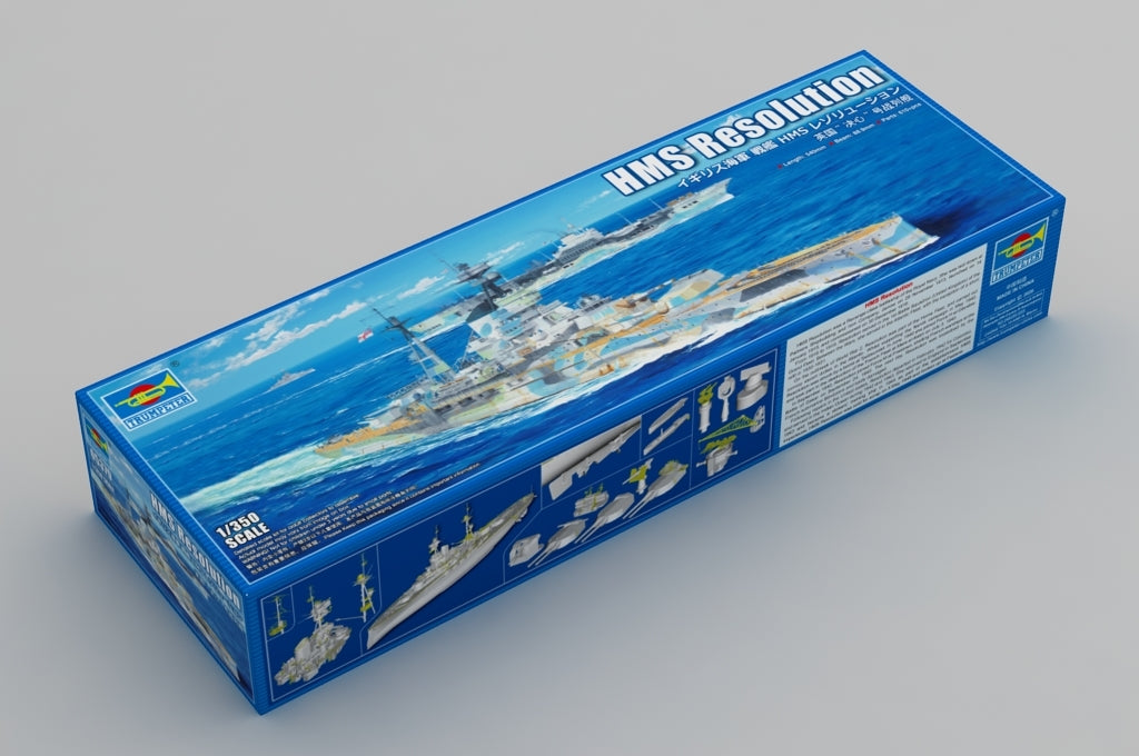 Trumpeter 05379 HMS Resolution 1/350