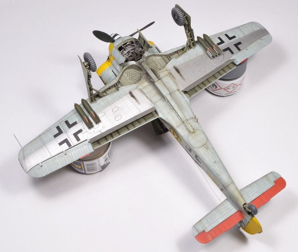 Masque Omask 34025 Fw 190F-8 (jaune 14) pour Eduard 8179 marquage B 1/48 – image 3