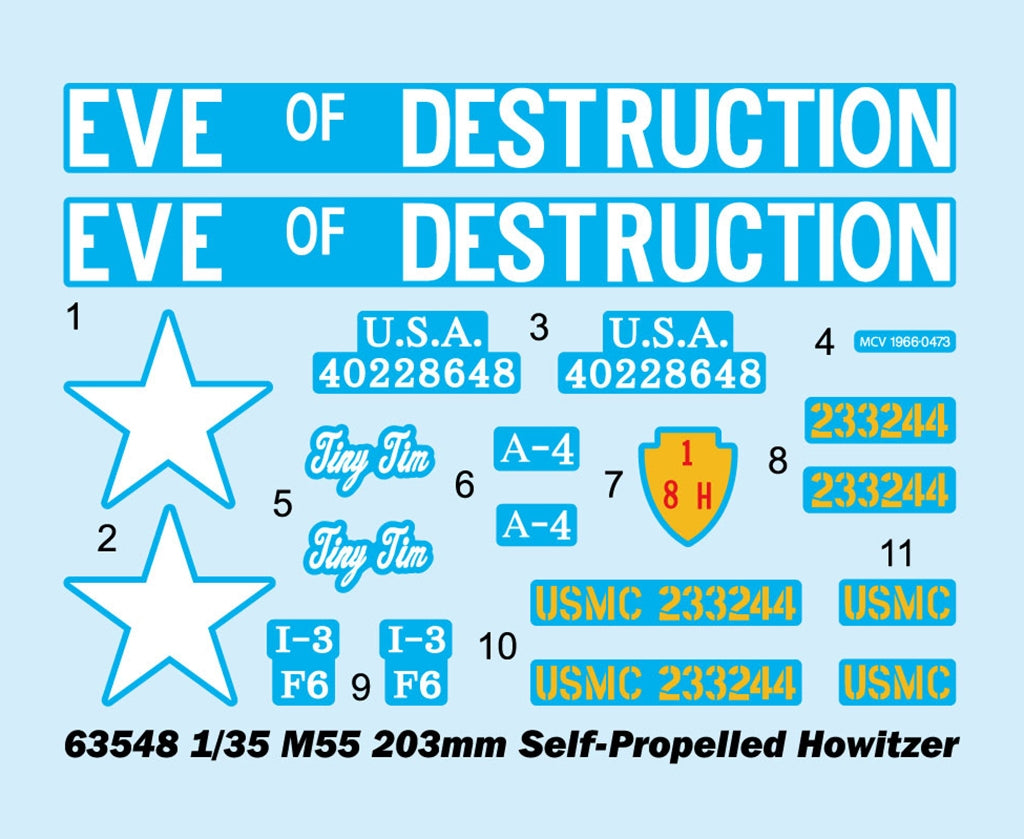 I Love Kit 63548 M55 203mm Self-Propelled Howitzer 1/35 – Bild 3