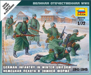 Zvezda 6198 German Infantry (winter uniform, 1941-1945) 1/72