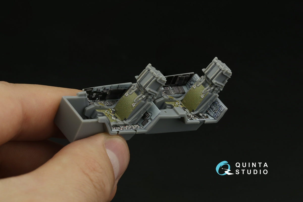 Quinta Studio QD48374 F/A-18F early 3D-Printed &amp;amp; coloured Interior on decal paper (Hobby Boss) 1/48 – Bild 11