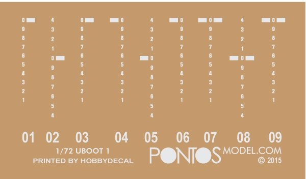 Pontos 72001F1 U-BOOT Type VII C Detail Up Set – immagine 9