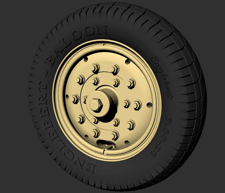 Panzer Art RE35-594 Rolls-Royce AC Road wheels (Engelbert) 1/35 – imagen 2