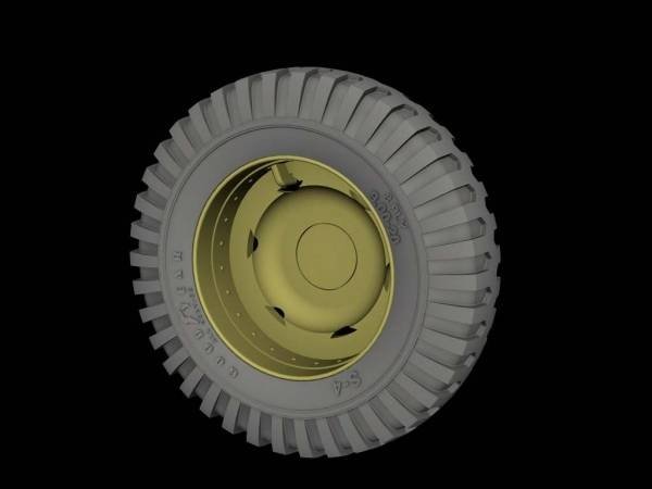 Panzer Art RE35-524 Front road wheels for M3 “Half Track” (Goodyear) 1/35 – Bild 2
