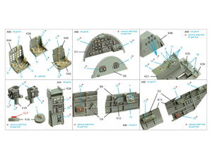 Quinta Studio QD35127 Nakajima B5N2 Kate 3D-Printed coloured Interior on decal paper (Border Model) 1/35 – Bild 2