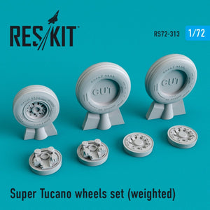 RESKIT RS72-0313 SUPER TUCANO ENSEMBLE DE ROUES (LESTÉES) 1/72