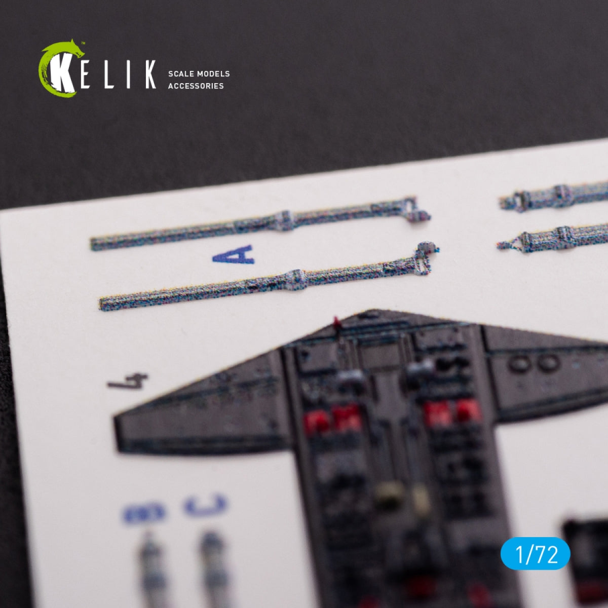 KELIK K72082 S-2A Tracker interior 3D decals for Hasegawa kit 1/72 – immagine 3