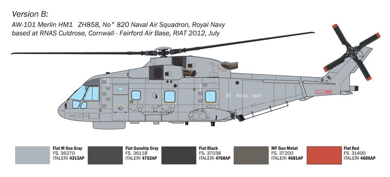 Italeri 1486 Westland AW-101 Merlin HM.1 1/72 – Bild 5