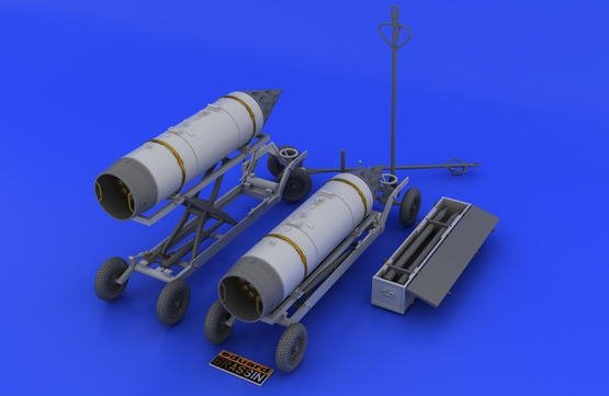 Eduard 648046 Rocket launcher B-8M1 and loading cart 1/48 – imagen 2