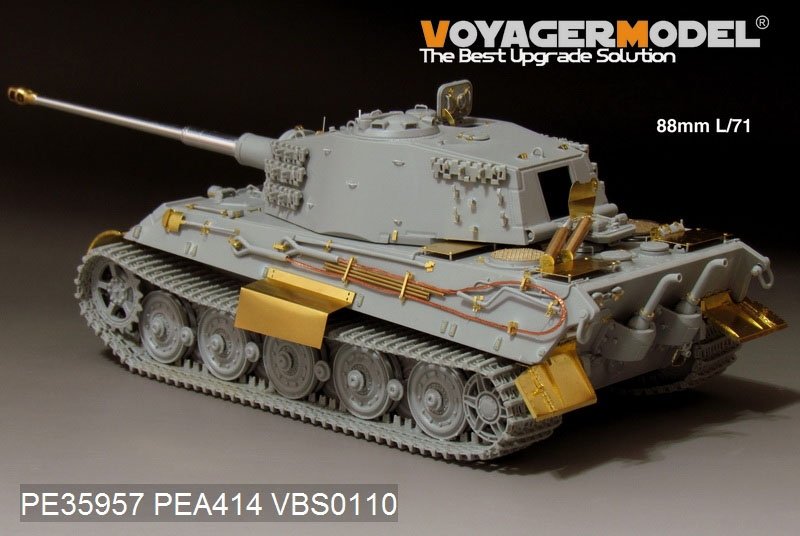 Voyager Model PE35957 WWII German King Tiger (Hensehel Turret) For HOBBYBOSS 84533 1/35 – Bild 17