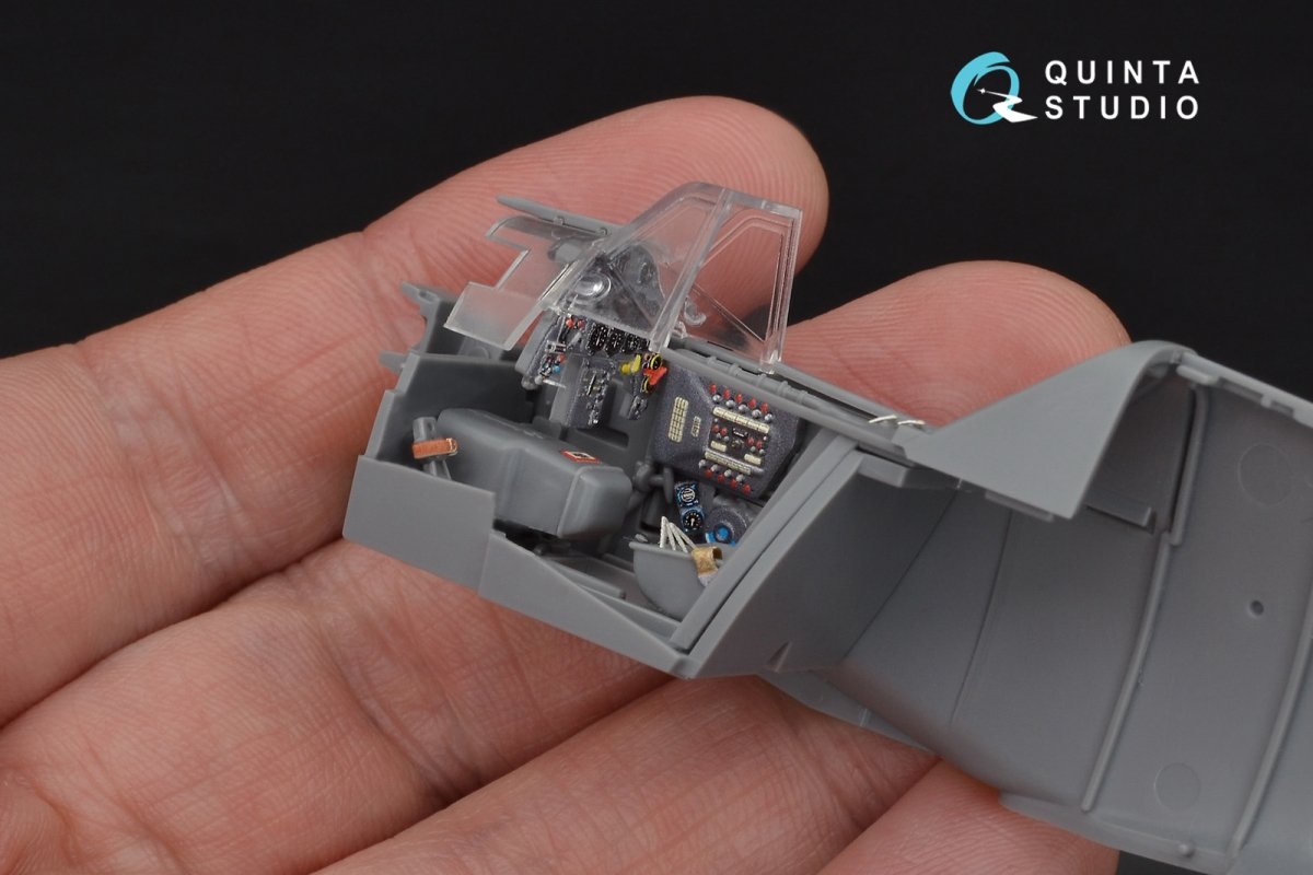 Quinta Studio QD48103 Bf 109G-6 3D-Printed &amp;amp; coloured Interior on decal paper (for Tamiya kit) 1/48 – imagen 10