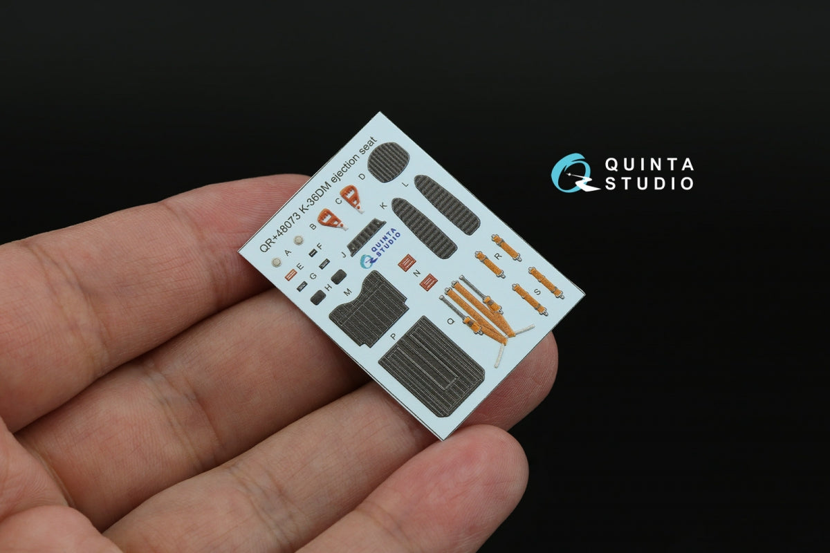 Quinta Studio QD+48409 Su-17UM3 3D-Printed &amp;amp; coloured Interior on decal paper (Hobby Boss) (with 3D-printed resin parts) 1/48 – zdjęcie 14