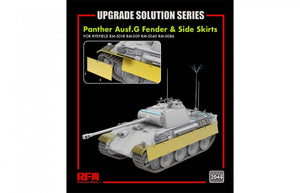 Rye Field Model 2045 Panther Ausf.G Fender &amp;amp; Side Skirt - Upgrade Solution 1/35 – imagen 3