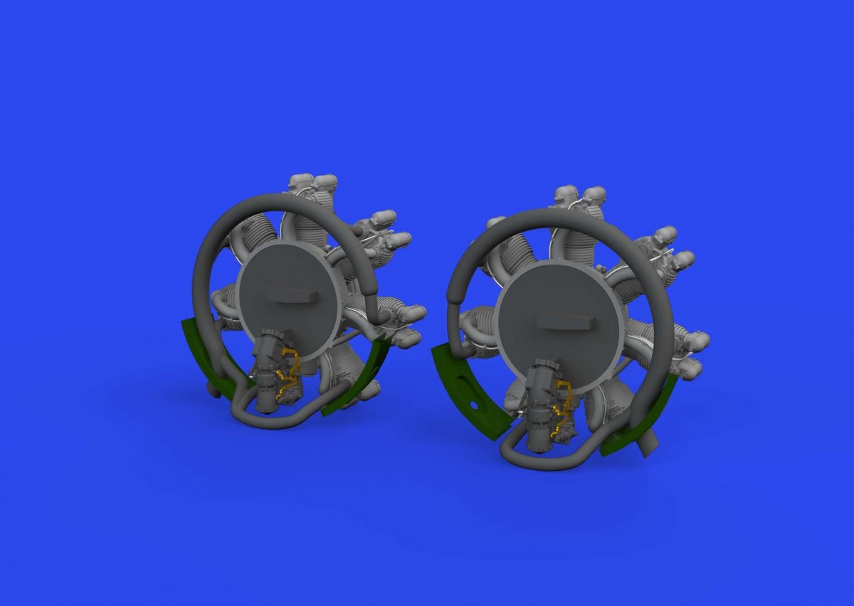 Eduard 648866 Anson Mk. I engines PRINT AIRFIX 1/48 – imagen 3