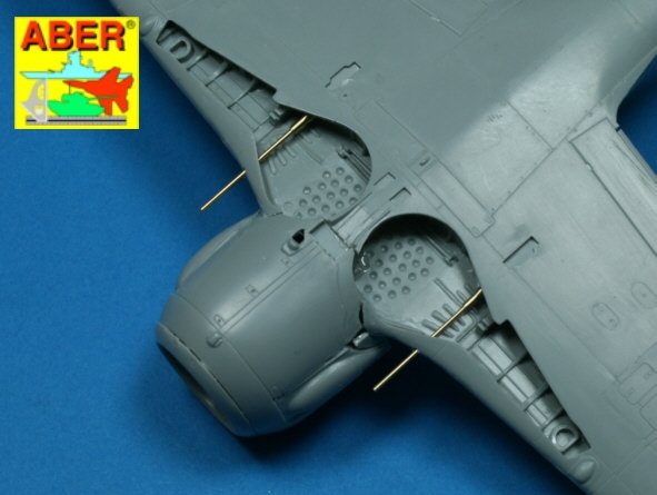 Aber A48 007 Set of 4 barrels for German aircraft 20mm machine guns MG 151/20 1/48 – zdjęcie 5