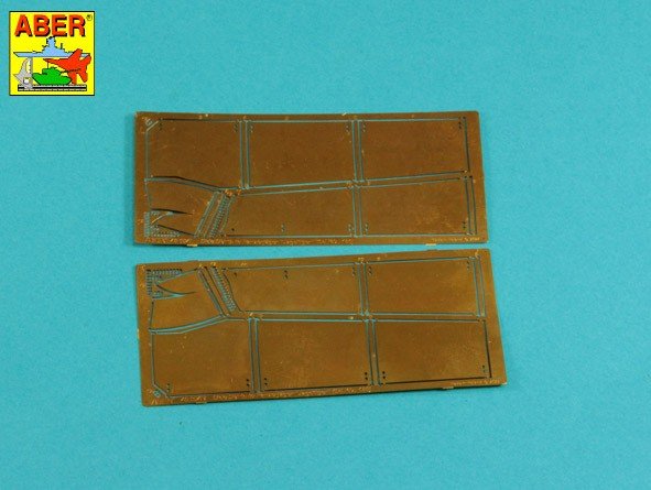 Aber 48054 Jagdtiger Sd.Kfz. 186 – Jupes latérales pour Jagdtiger Sd.Kfz. 186 1/48 