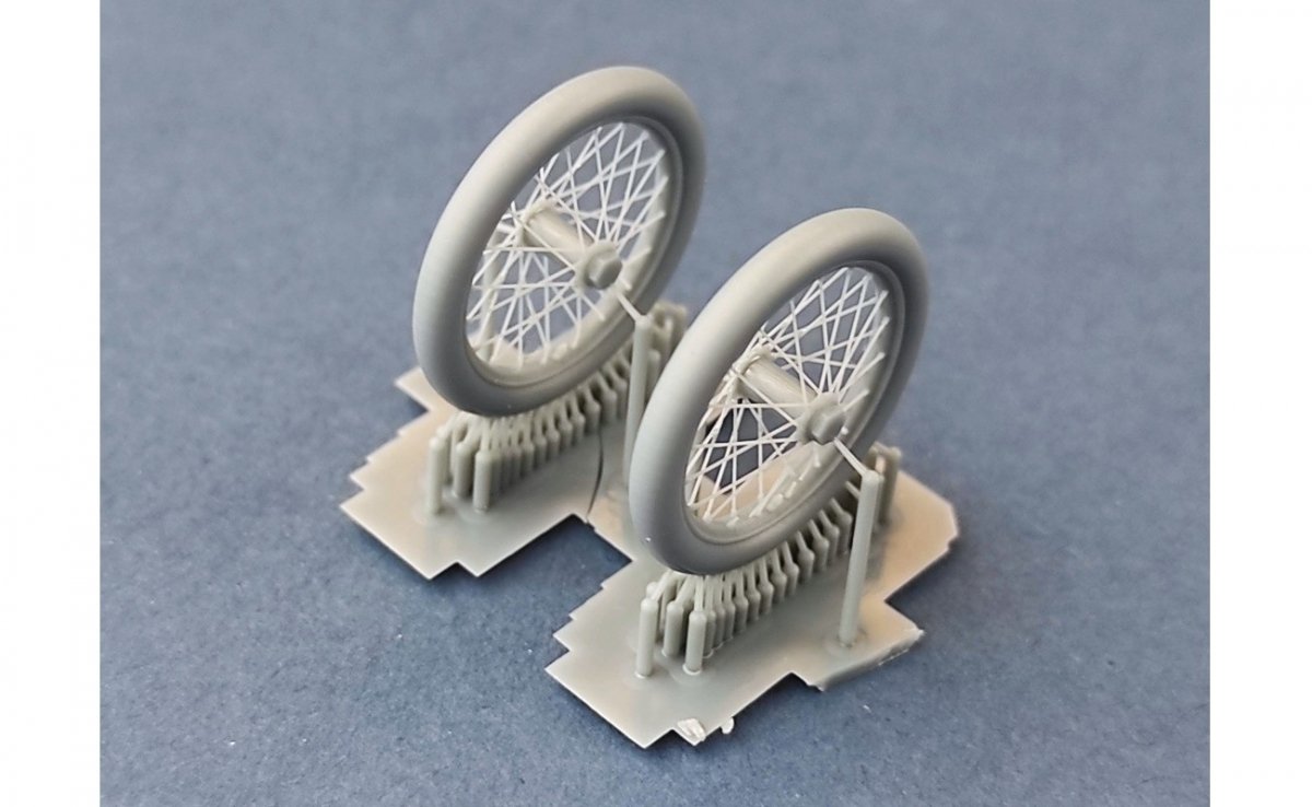 Copper State Models A32-03 Nieuport Spoked Wheels 1/32 – image 3
