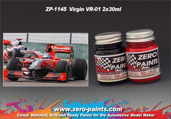 Peinture Zero Paints ZP-1145 - Virgin VR-01 (Marussia F1 Team) 2 x 30 ml