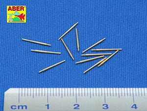 Aber 350L-02 Set of 12 pcs 127mm type 89 A/A long barrels for Japan ships 1/350 – zdjęcie 2