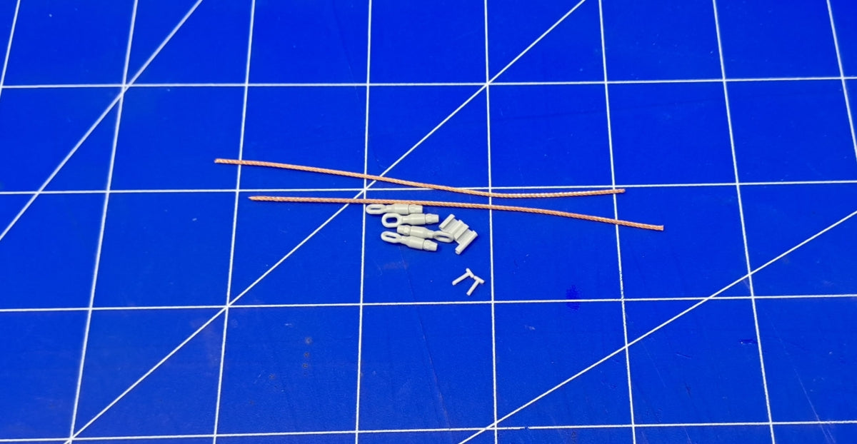 Eureka XXL ER-3575 K2 Black Panther MBT Towing Cables &amp;amp; Holders (Academy) 1/35 – Bild 19