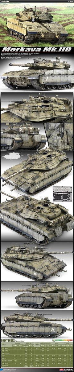 Academy 13286 Merkava Mk.IID 1/35 – imagen 3