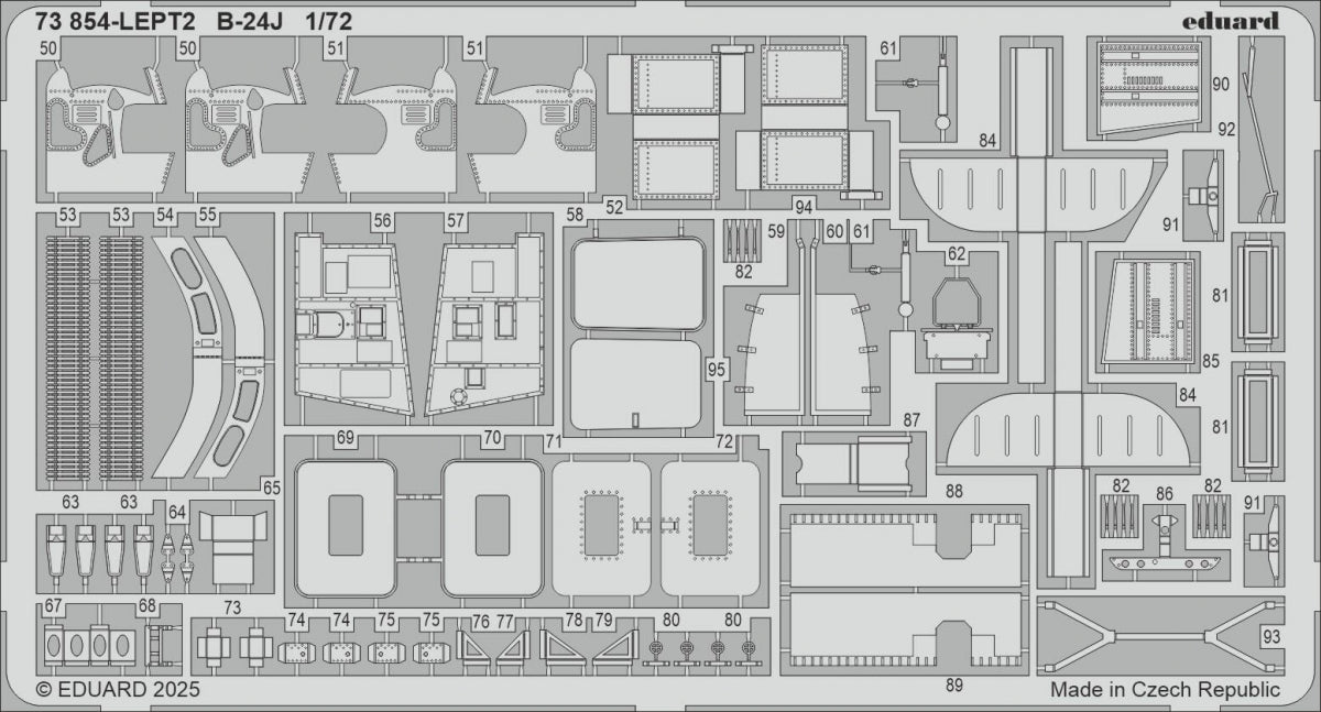 Eduard 73854 B-24J HASEGAWA 1/72