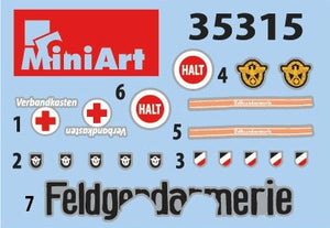MiniArt 35315 GERMAN FELDGENDARMERIE. SPECIAL EDITION 1/35 – immagine 6