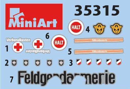 MiniArt 35315 GERMAN FELDGENDARMERIE. SPECIAL EDITION 1/35 – immagine 6
