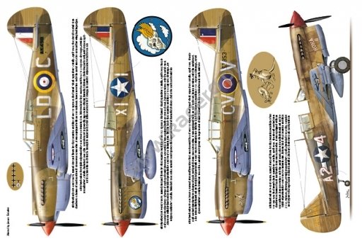 Kagero 19010 Curtiss P-40 Warhawk (Tomahawk/Kittyhawk) EN/PL – imagen 4