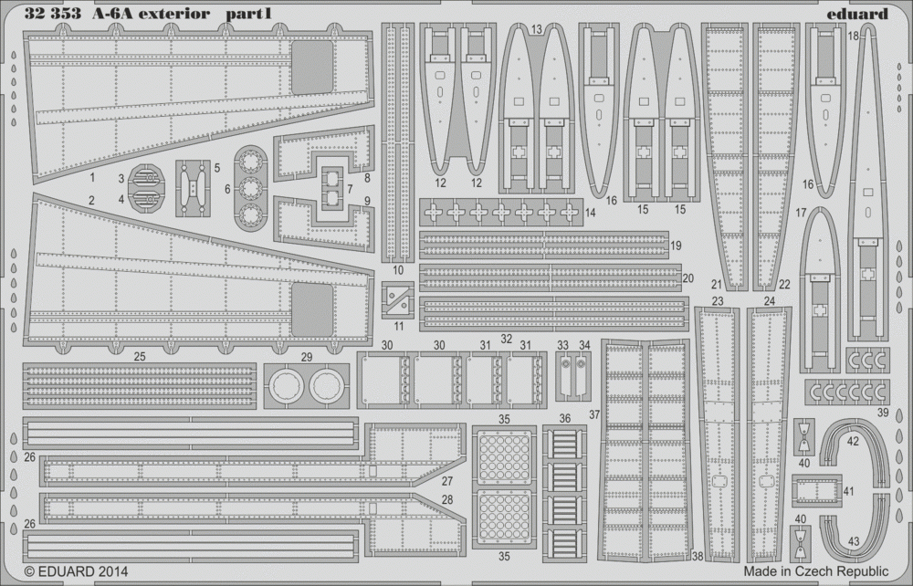Eduard 32353 A-6A exterior 1/32 Trumpeter