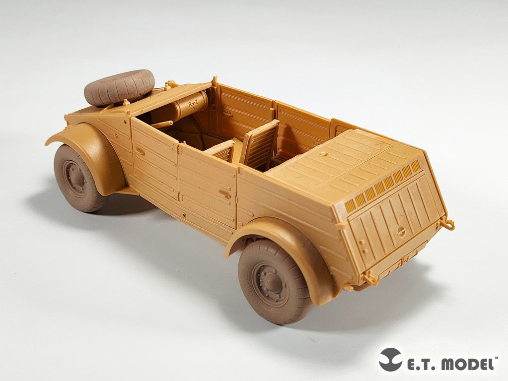 E.T. Model P35-139 WWII German Kübelwagen Type82 Sagged wheels Balloon tyre For TAMIYA Kit 1/35 – Bild 6