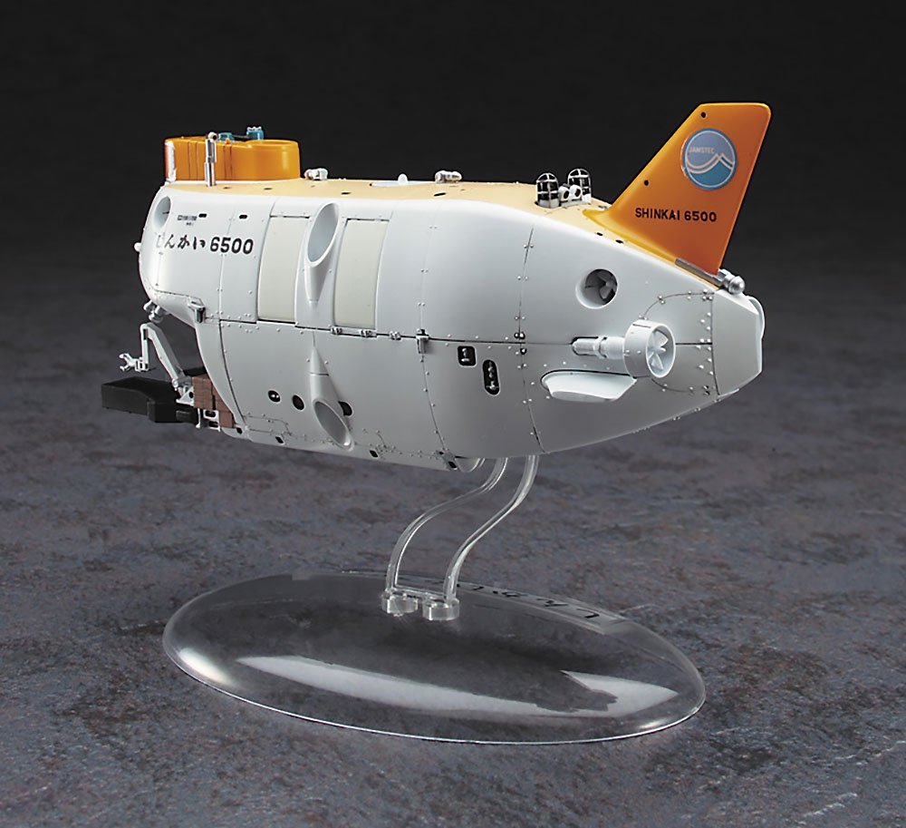 Hasegawa SP492 Navire de recherche sous-marin habité Shinkai 6500 avec emblème spécial du 30e anniversaire 1/72 – image 4