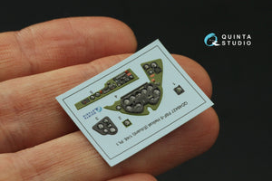 Quinta Studio QD48427 F6F-5 Hellcat 3D-Printed coloured Interior on decal paper (Eduard) 1/48 – zdjęcie 3