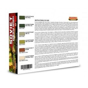 Lifecolor CS23 Acrylic paint set Soviet tanks 6x22ml – image 2