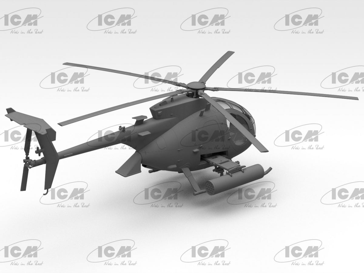 ICM 48370 AH-6J Little Bird US Special Forces Attack Helicopter 1/48