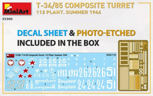 MiniArt 35306 T-34/85 COMPOSITE TURRET. 112 PLANT. SUMMER 1944 1/35 – immagine 3