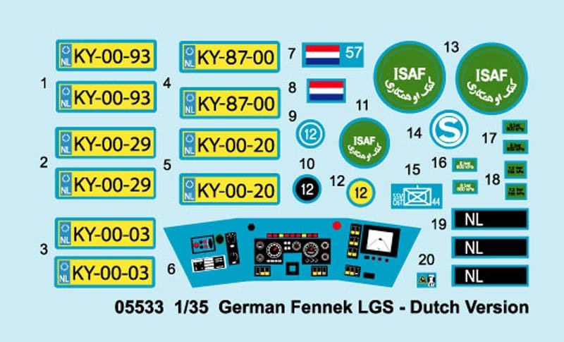 Trumpeter 05533 German Fennek LGS Dutch Version 1/35 – Bild 4