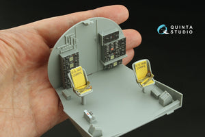 Quinta Studio QD32234 Boeing B-17E/F Radio operator&amp;#39;s compartment. 3D-Printed coloured Interior on decal paper (HK models) 1/32 – Bild 7