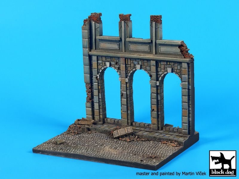 Black Dog D48002 House ruin (Europe) base 1/48 – immagine 4