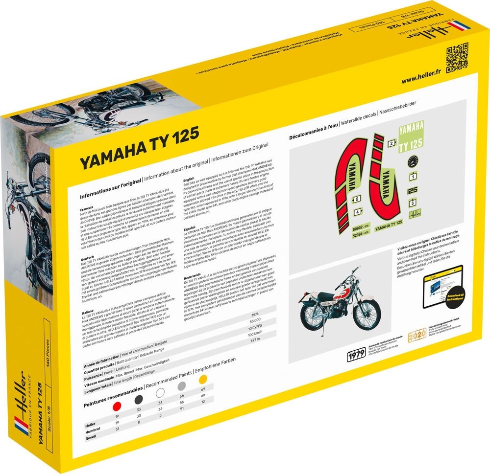 Heller 80902 Yamaha TY 125 1/8 – Bild 2