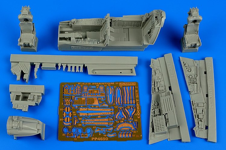 Aires 4650 F-4J/S Phantom II cockpit set 1/48 Academy